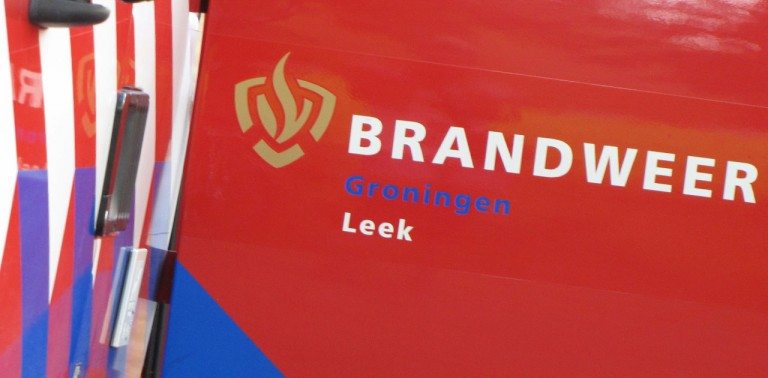 Geknapte leiding bedrijfspand Leek