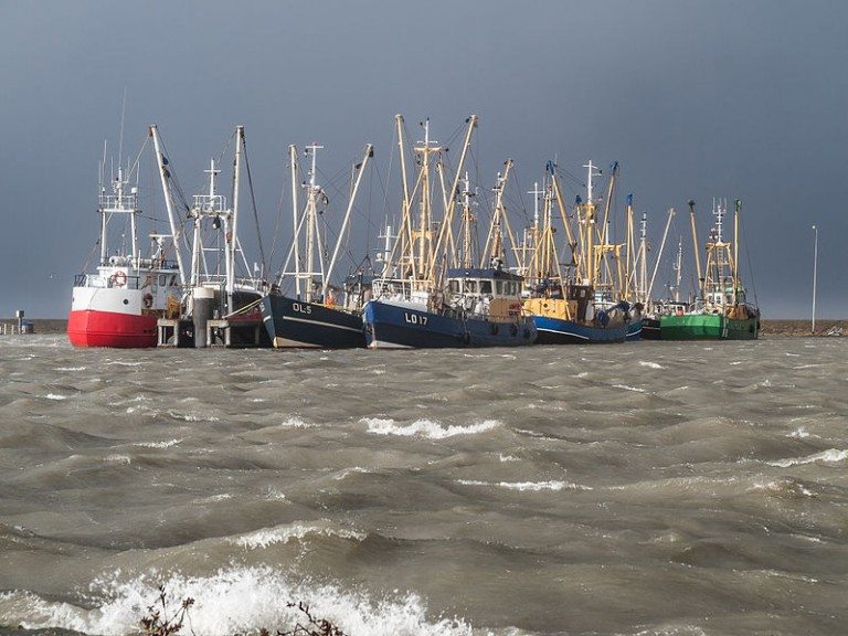 Explosie in haven van Lauwersoog