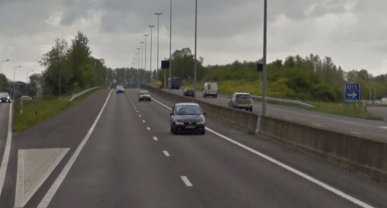 Meerdere aanrijdingen op A28 bij Haren