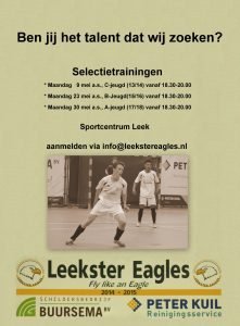 Leekster Eagles talentjacht