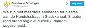 tweet brand stadskanaal