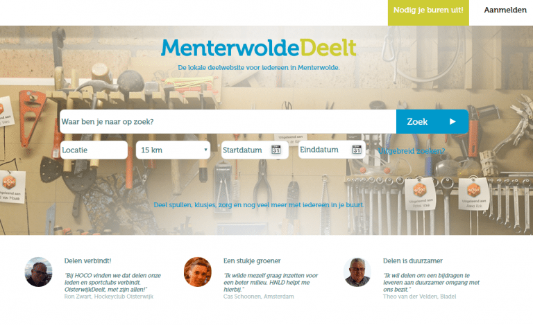 Menterwolde deelt op MenterwoldeDeelt.nl