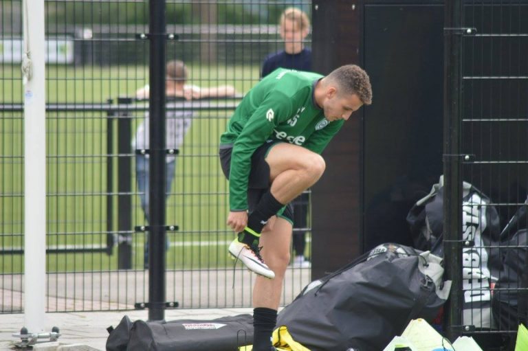 Oussama Idrissi langer in het Noordlease Stadion