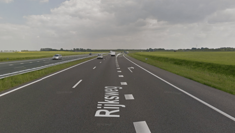 Brand in vrachtwagen op de A7