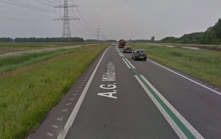 Automobilist ontsnapt aan dood op N366