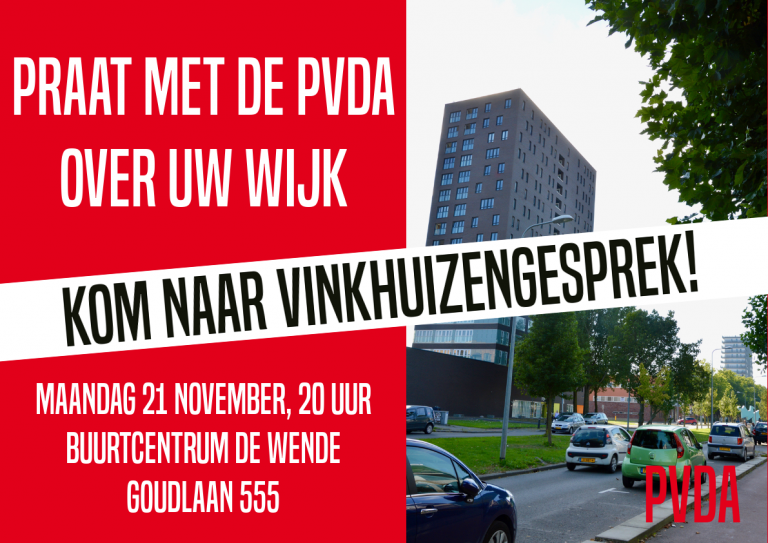 PvdA organiseert Vinkhuizengesprek