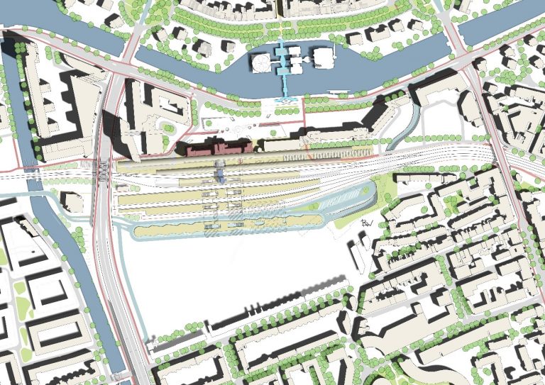 Busstation Groningen wordt verplaatst naar zuidzijde