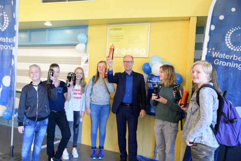 Eerste school in Groningen met watertappunten