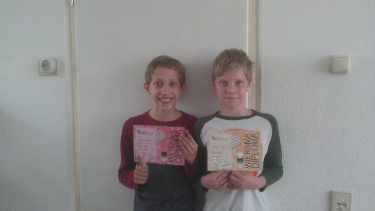 Nickey en Hermann Loots geslaagd voor damdiploma