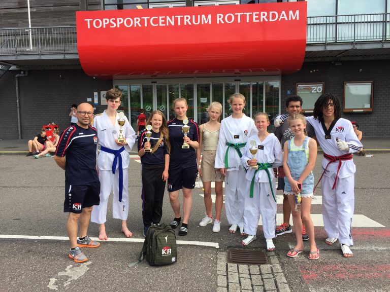 KTA’ ers behalen 12 medailles tijdens taekwondo toernooi te Rotterdam