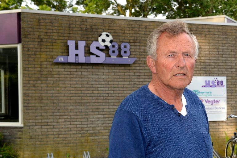 Bert Verver, mede-oprichter en PR-medewerker van Hoogezandster zaterdagclub HS’88: ‘Mislopen van promotie naar derde klasse enorme teleurstelling’