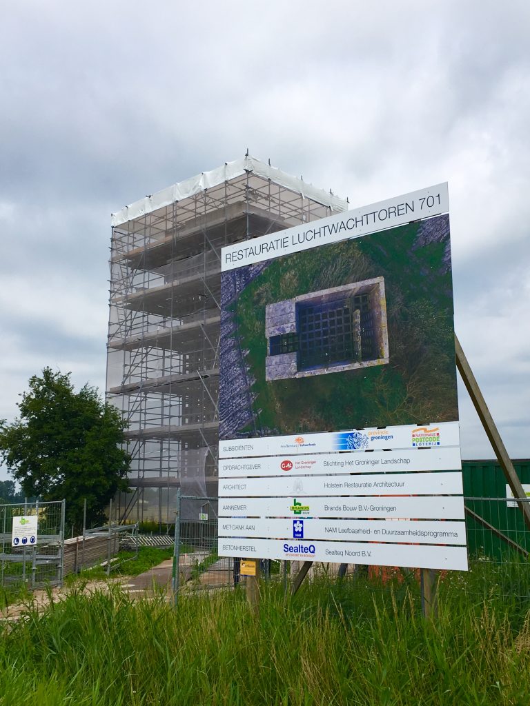 Luchtwachttoren Warfhuizen wordt opgeknapt