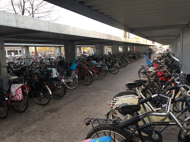 Nieuwe fietsenstalling Martini Ziekenhuis in gebruik